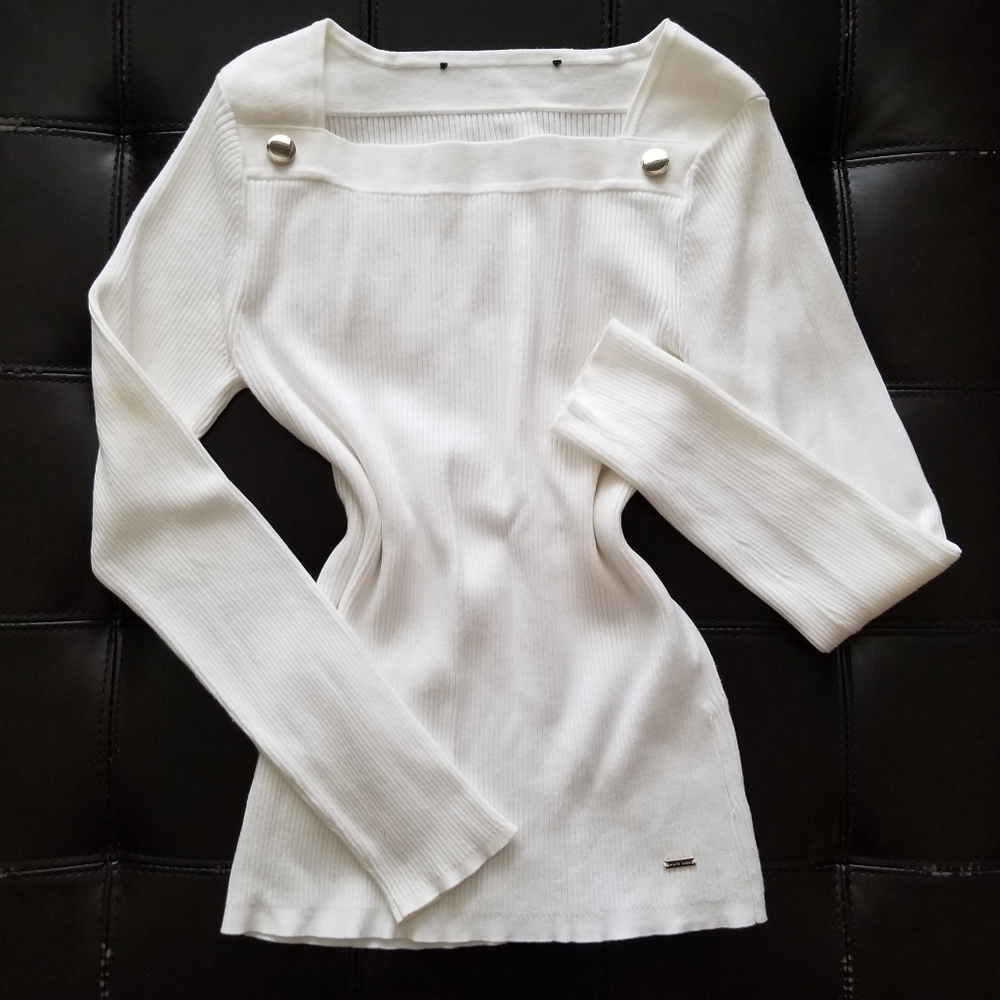 ❗White House Black Market Square Neck Sweater Small❗